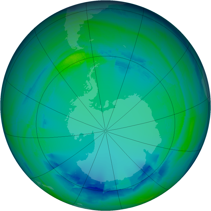 Ozone Map 2008-07-29